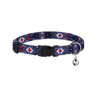 Нашийник для кота ТМ HIDOG "Aztec purple", розмір XS (ширина 10мм, обхват шиї 18-28см) 101.1006 фото