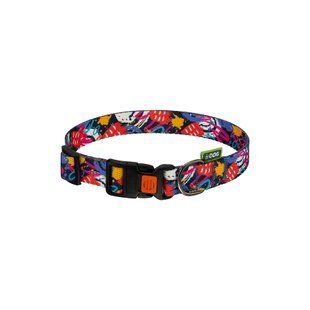 Нашийник для собаки ТМ HIDOG "Abstraction purple", розмір S (ширина 16мм, обхват шиї 25-33см) 102.1044 фото