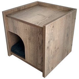 Будиночок-тумба для кота або собаки "Модерн", розмір S (35*35*35см), Аліканте темний, ТМ LittleBro 777.02021 фото