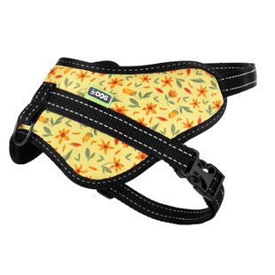 Шлея ТМ HIDOG BUTTERFLY "Flowers yellow", размер S (охват грудной клетки 40-55см) 141.1019 фото