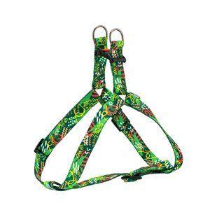 Шлея для собаки ТМ HIDOG "Abstraction green", розмір XS (обхват грудної клітини 26-40см, ширина-10мм) 125.1045 фото