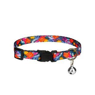 Нашийник для кота ТМ HIDOG "Abstraction purple", розмір XS (ширина 10мм, обхват шиї 18-28см) 101.1044 фото