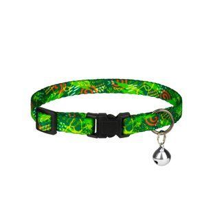 Нашийник для кота ТМ HIDOG "Abstraction green", розмір XS (ширина 10мм, обхват шиї 18-28см) 101.1045 фото