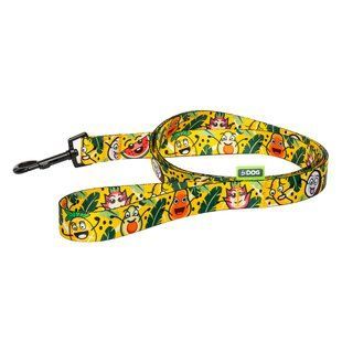 Повідець для собаки ТМ HIDOG "Crazy yellow fruits", розмір XS (ширина 10мм, довжина 152см) 120.1057 фото