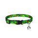 Нашийник для кота ТМ HIDOG "Abstraction green", розмір XS (ширина 10мм, обхват шиї 18-28см) 101.1045 фото 1
