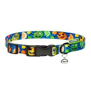 Нашийник для кота ТМ HIDOG "Crazy blue fruits", розмір XS (ширина 10мм, обхват шиї 18-28см) 101.1058 фото