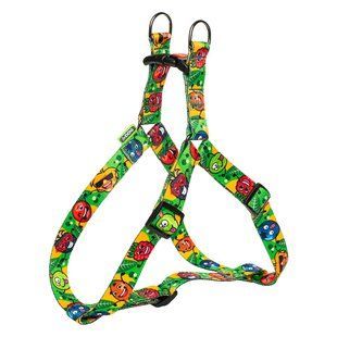 Шлея для собаки ТМ HIDOG "Crazy green fruits", розмір XS (обхват грудної клітини 26-40см, ширина-10мм) 125.1055 фото