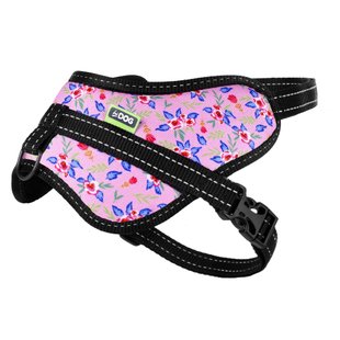 Шлея ТМ HIDOG BUTTERFLY "Flowers pink", розмір S (обхват грудної клітини 40-55см) 141.1020 фото